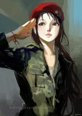 Девушка-Солдат с Непоколебимым Упрямством
