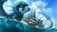 Водный дракон повелевающий морями